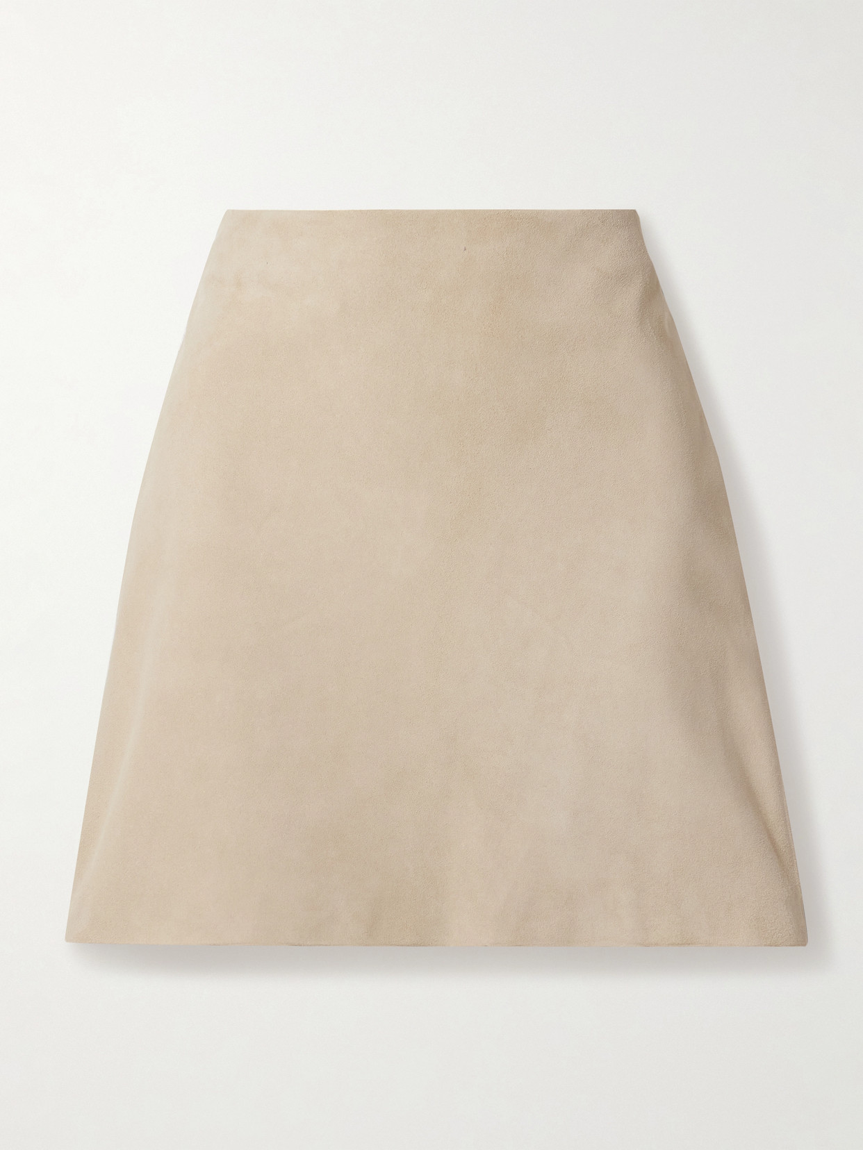 Polo Ralph Lauren Carreen Suede Mini Skirt In Brown