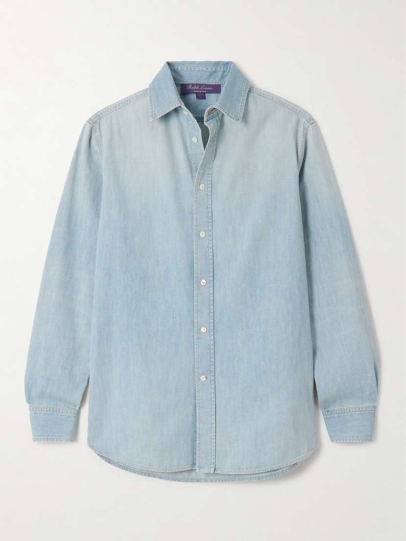 Ralph Lauren Collection Adrien Cotton-chambray Shirt