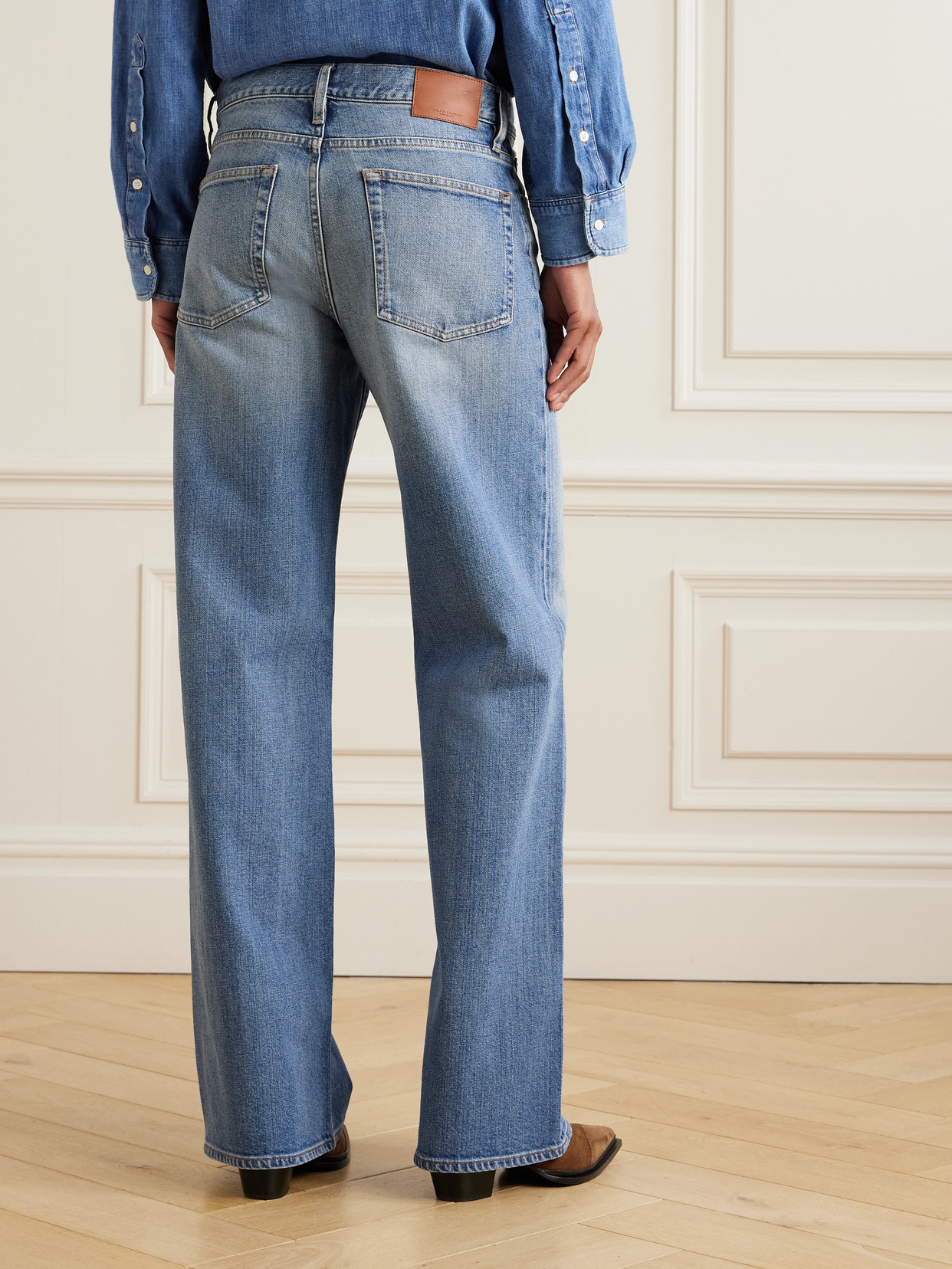 Polo Ralph Lauren Relaxed Wide-leg Jean In Blue