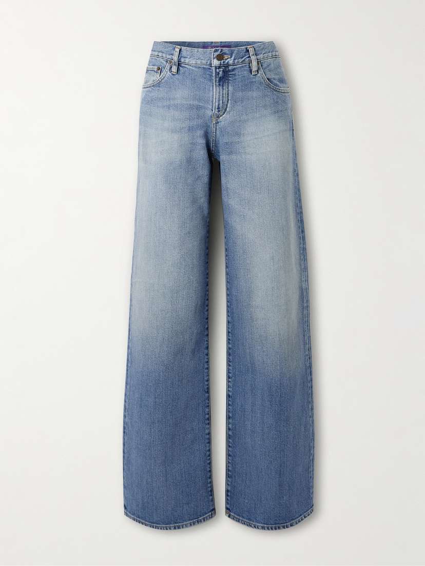 Ralph Lauren Collection Mid-rise Wide-leg Jeans