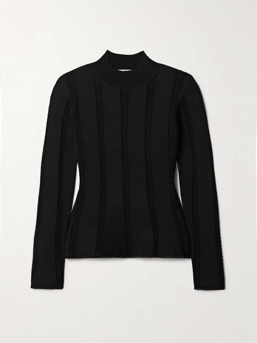 Sea Devon Paneled Stretch-knit Top