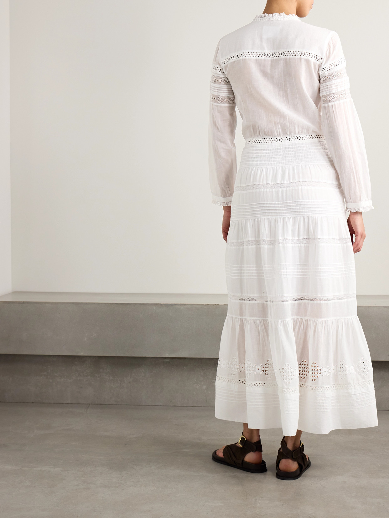 Isabel Marant Étoile Isabel Marant Etoile Women White Cotton Daniva Dress In Neutral