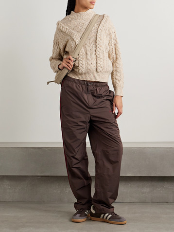 Marant Étoile Padova cotton-blend cable-knit sweater