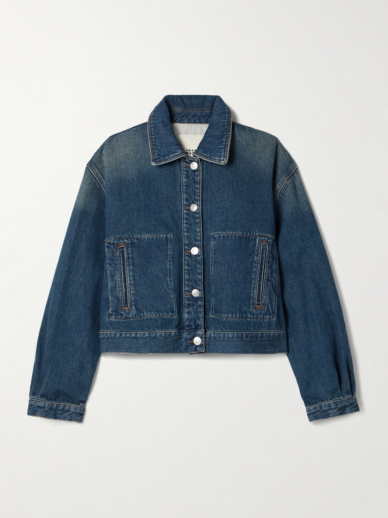 Isabel Marant Josephine Cotton Denim Jacket In Blue