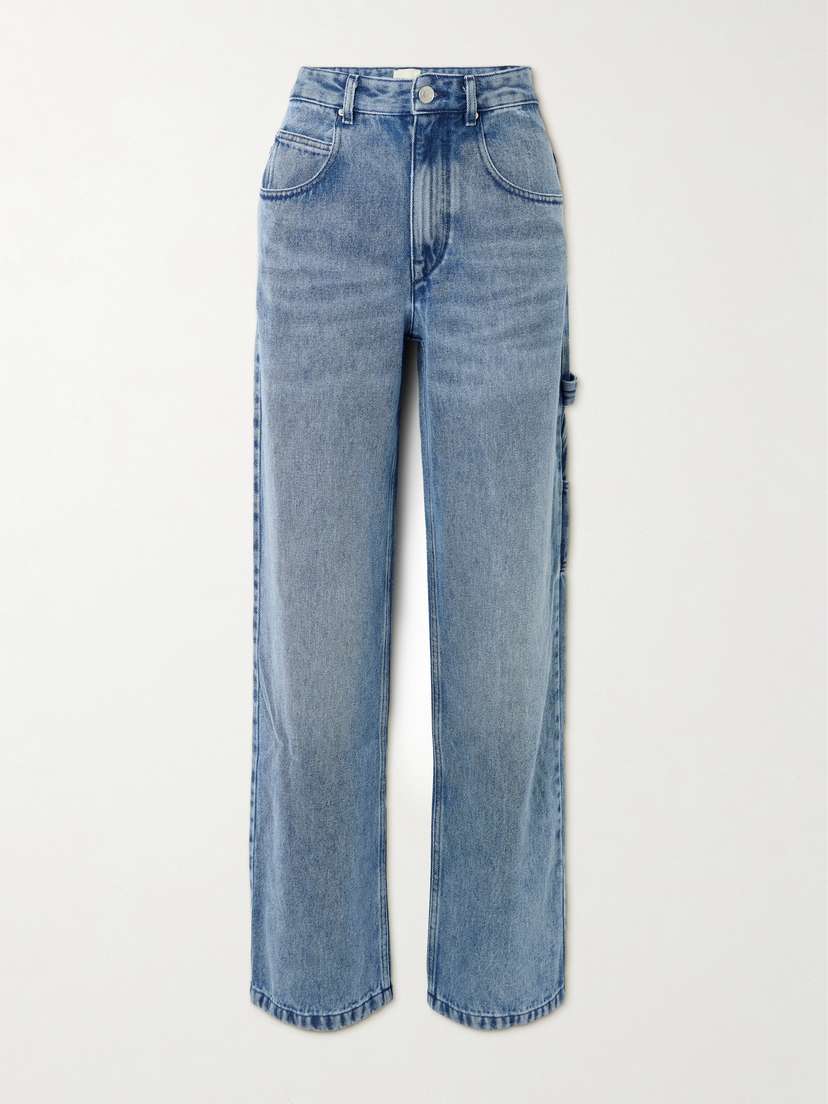 Isabel Marant Bymara Mid-rise Wide-leg Jeans