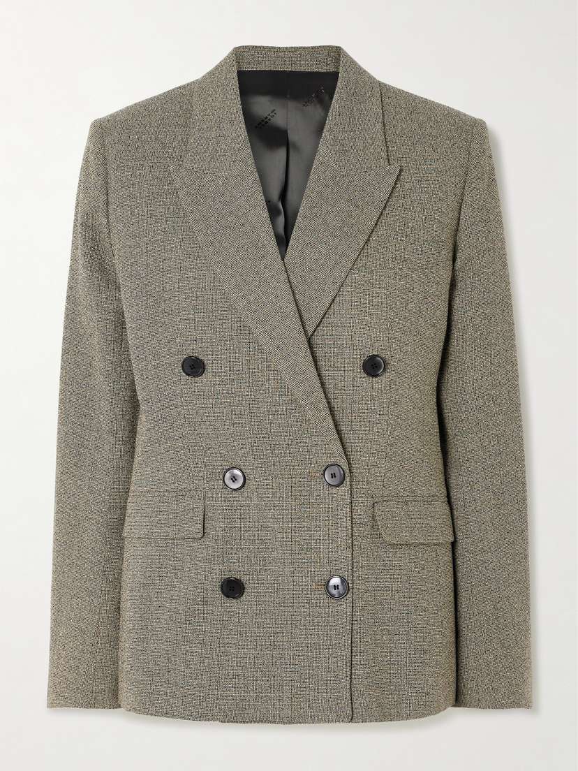 Isabel Marant Irma Double-breasted Cotton-blend Tweed Blazer