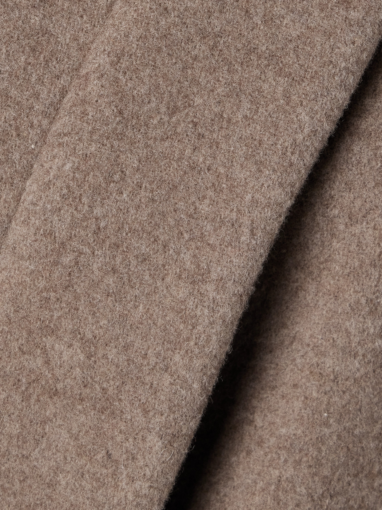 ISABEL MARANT JABADI ASYMMETRIC WOOL-BLEND FELT COAT