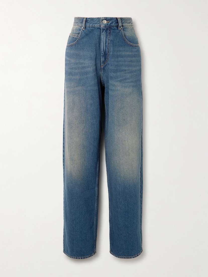 Isabel Marant Joanny Mid-rise Wide-leg Jeans