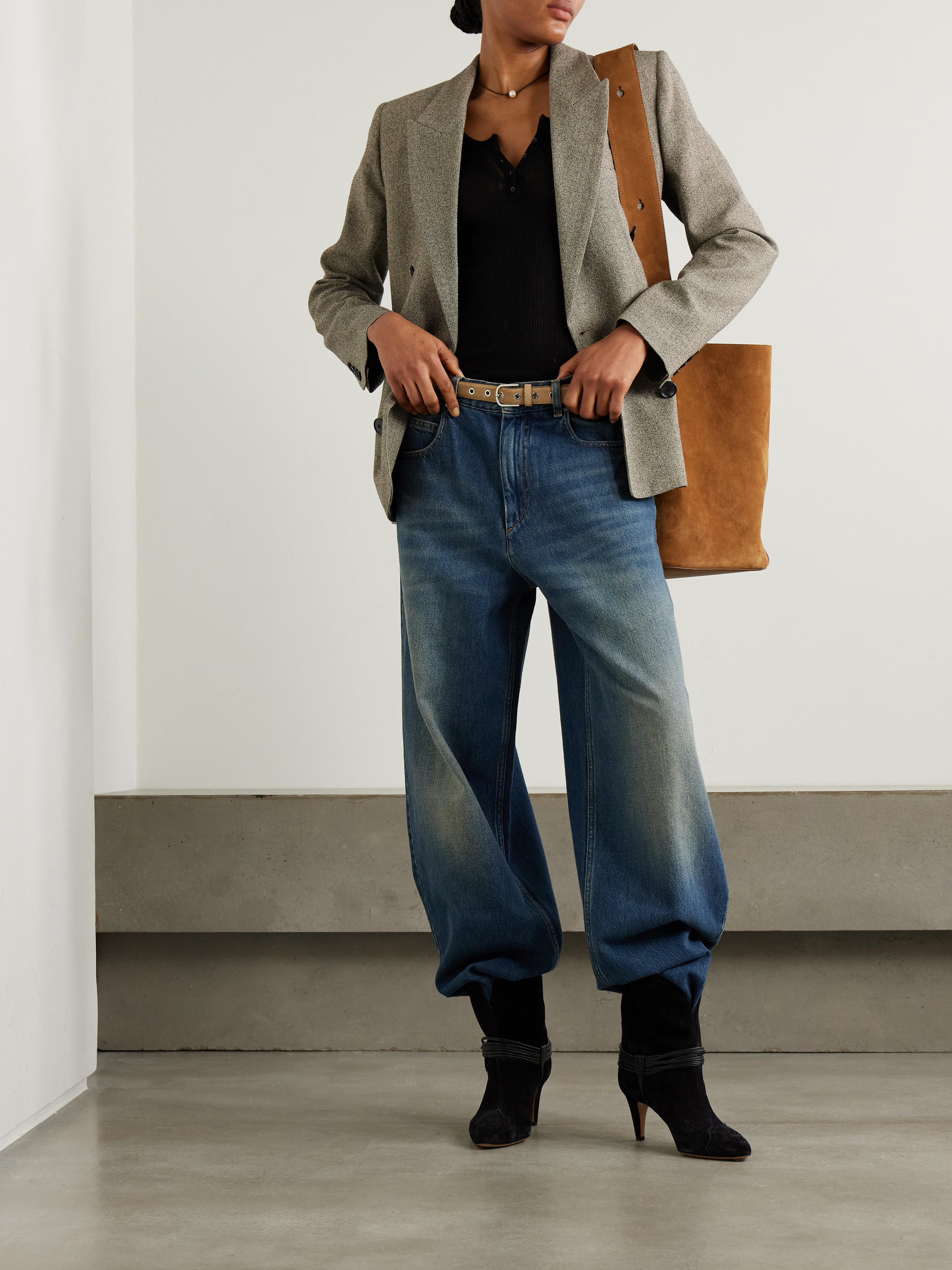 Isabel Marant - Joanny mid-rise wide-leg jeans | Plush