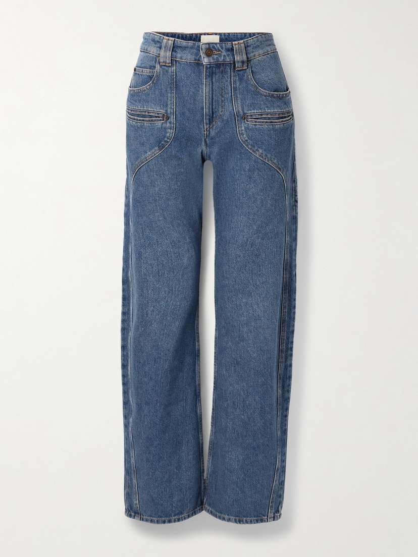 Isabel Marant Betiane High-rise Straight-leg Jeans
