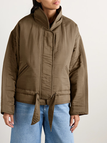 Marant Étoile Selane padded woven jacket