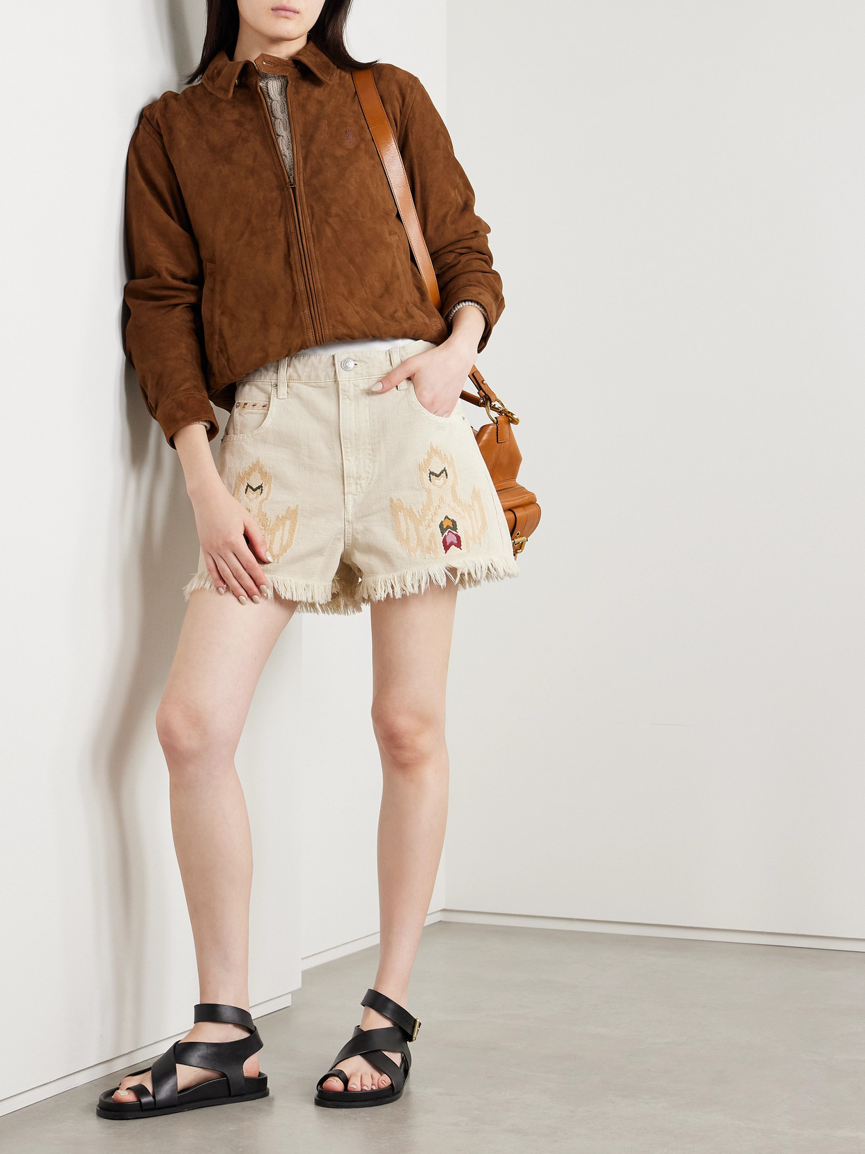 Isabel Marant Étoile Lesia Shorts In Ecru