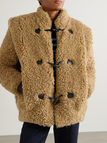 Marant Étoile Avalia fleece coat