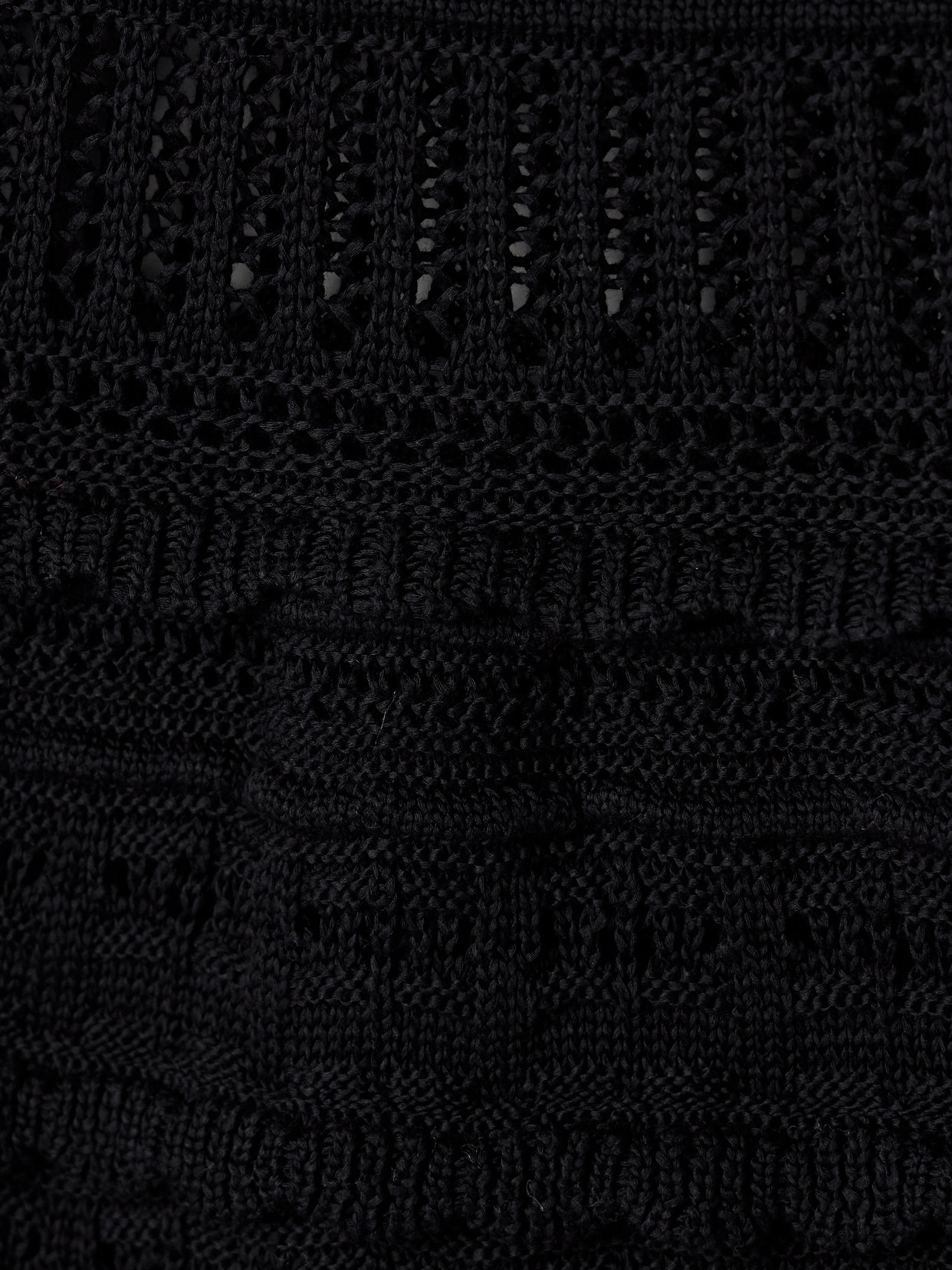 Shop Isabel Marant Étoile Aurore Crocheted Cotton Midi Dress In Black