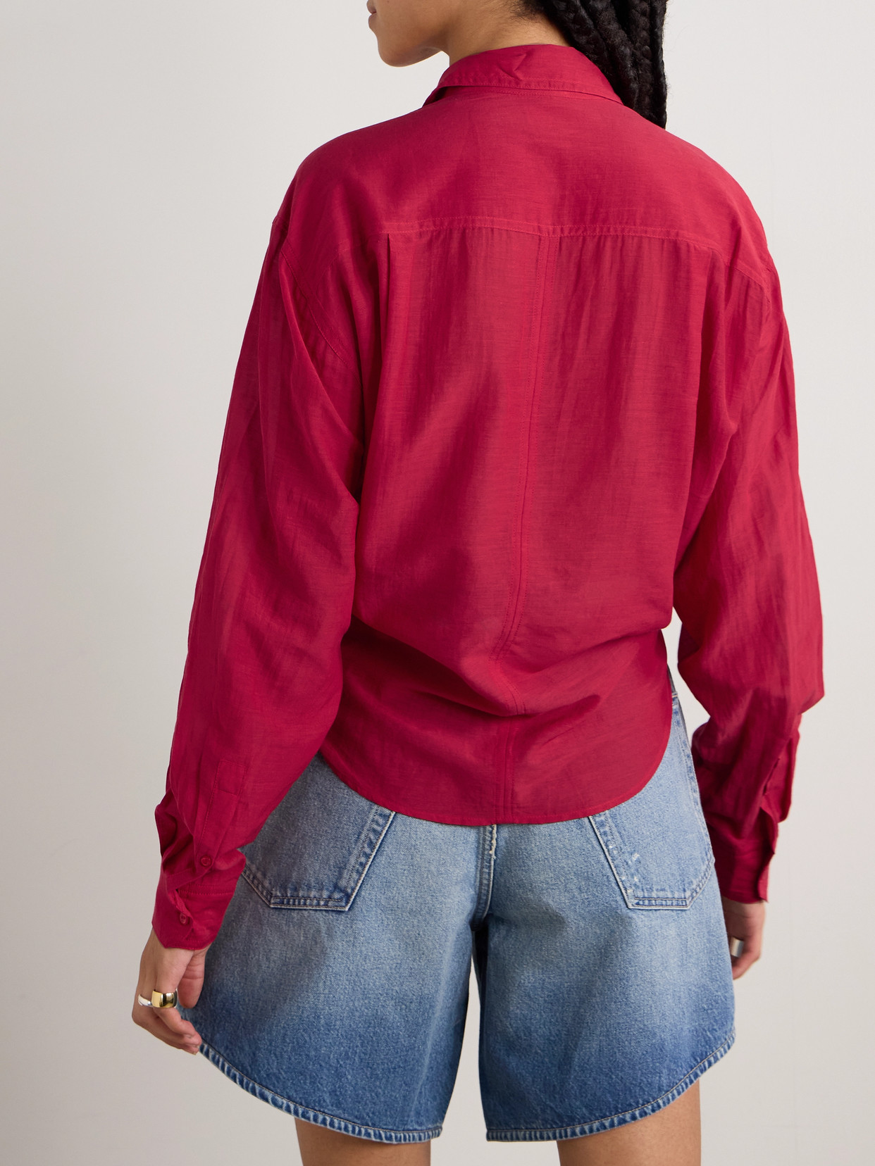 Isabel Marant Étoile Red Nath Shirt In Red