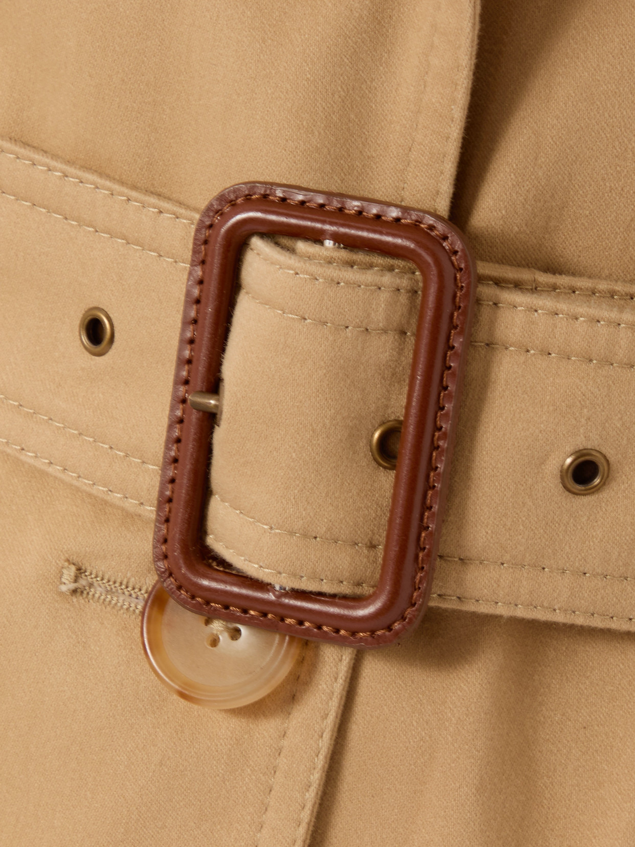 CHLOÉ BELTED COTTON-GABARDINE TRENCH COAT