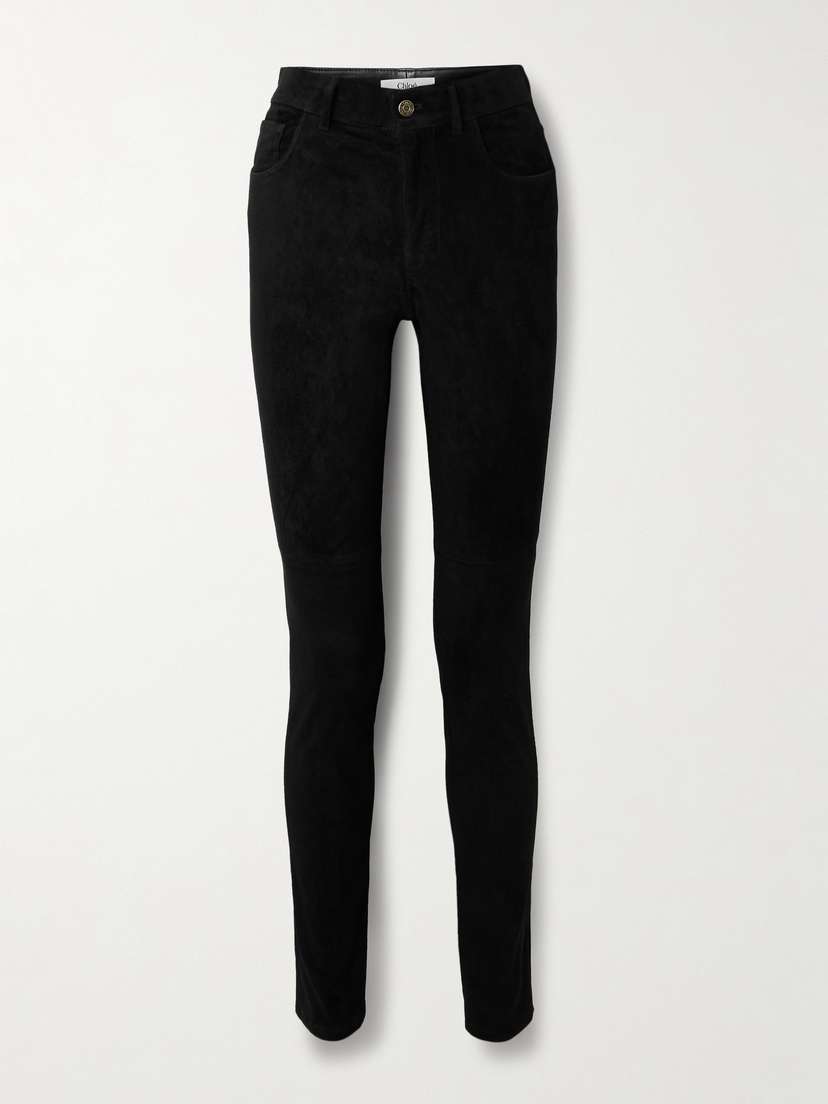 Chloé Suede Skinny Pants