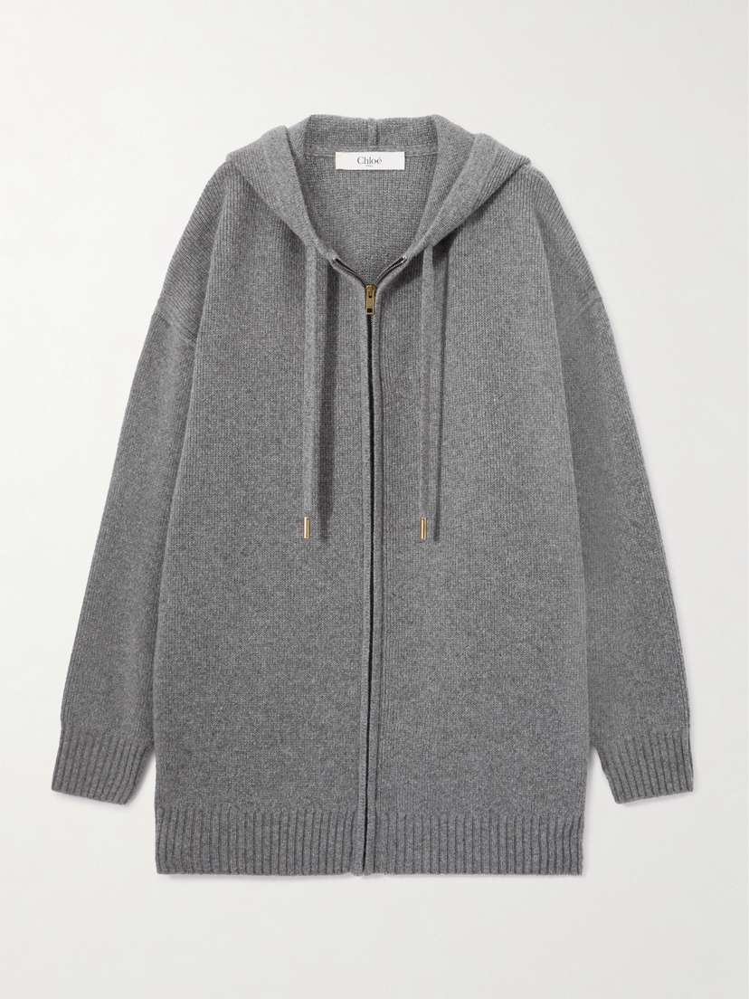 Chloé Oversized Wool And Cashmere-blend Cardigan