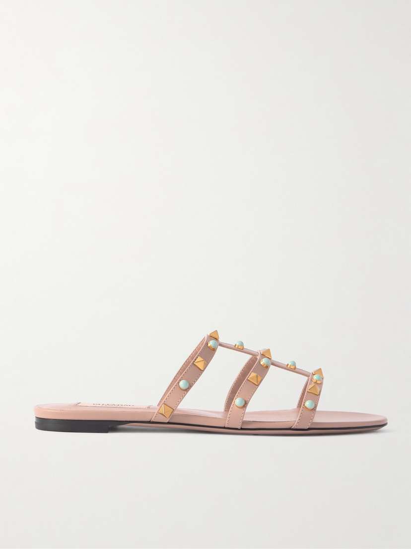 Valentino Garavani Rockstud Leather Slides