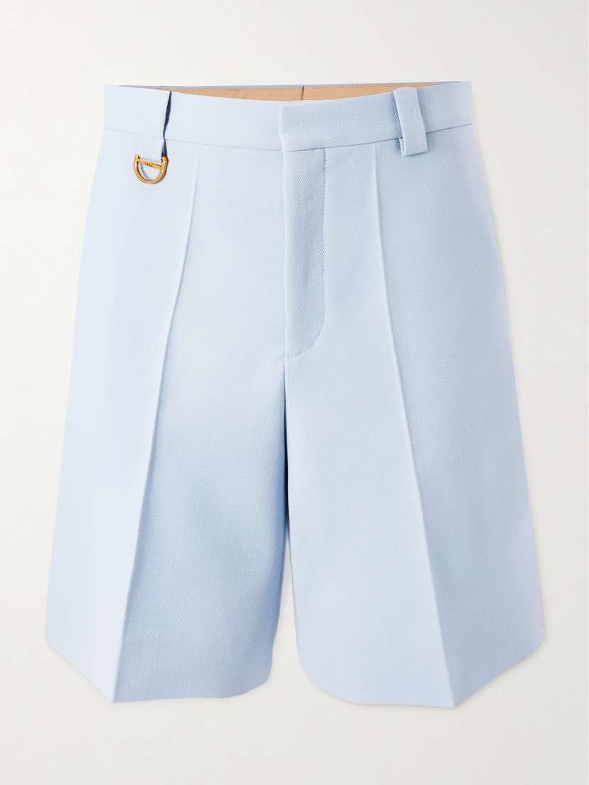 Chloé Wool-crepe Shorts