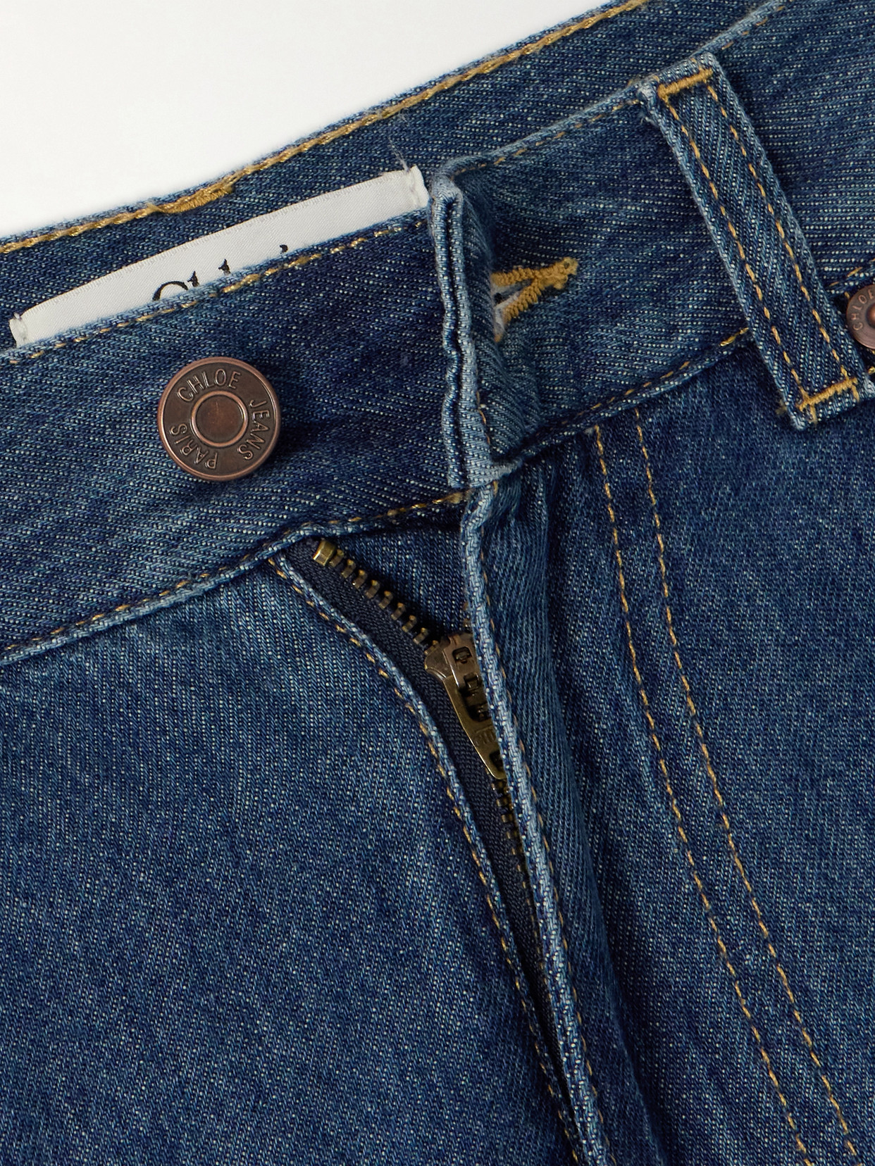 Chloé High-rise Flared Jeans In Blue