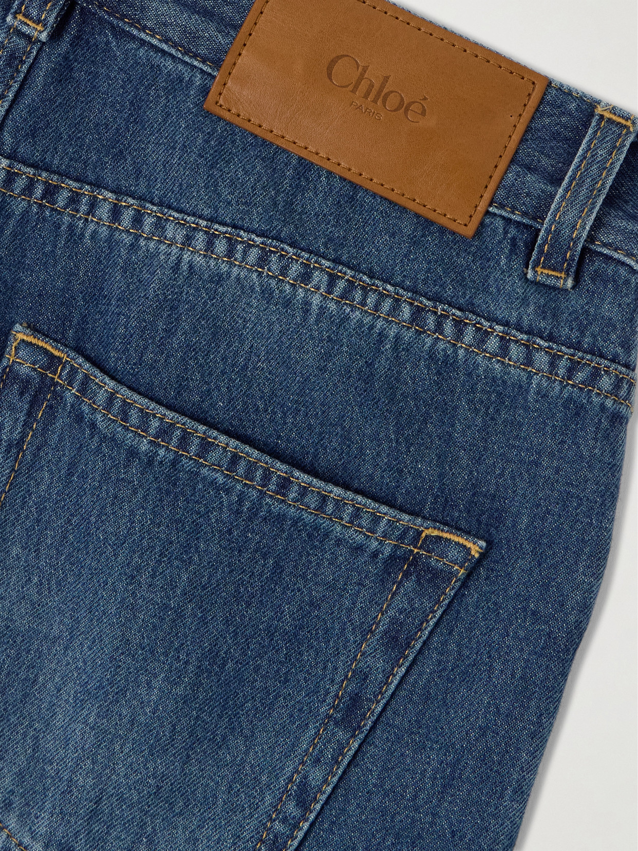 Chloé High-rise Flared Jeans In Blue