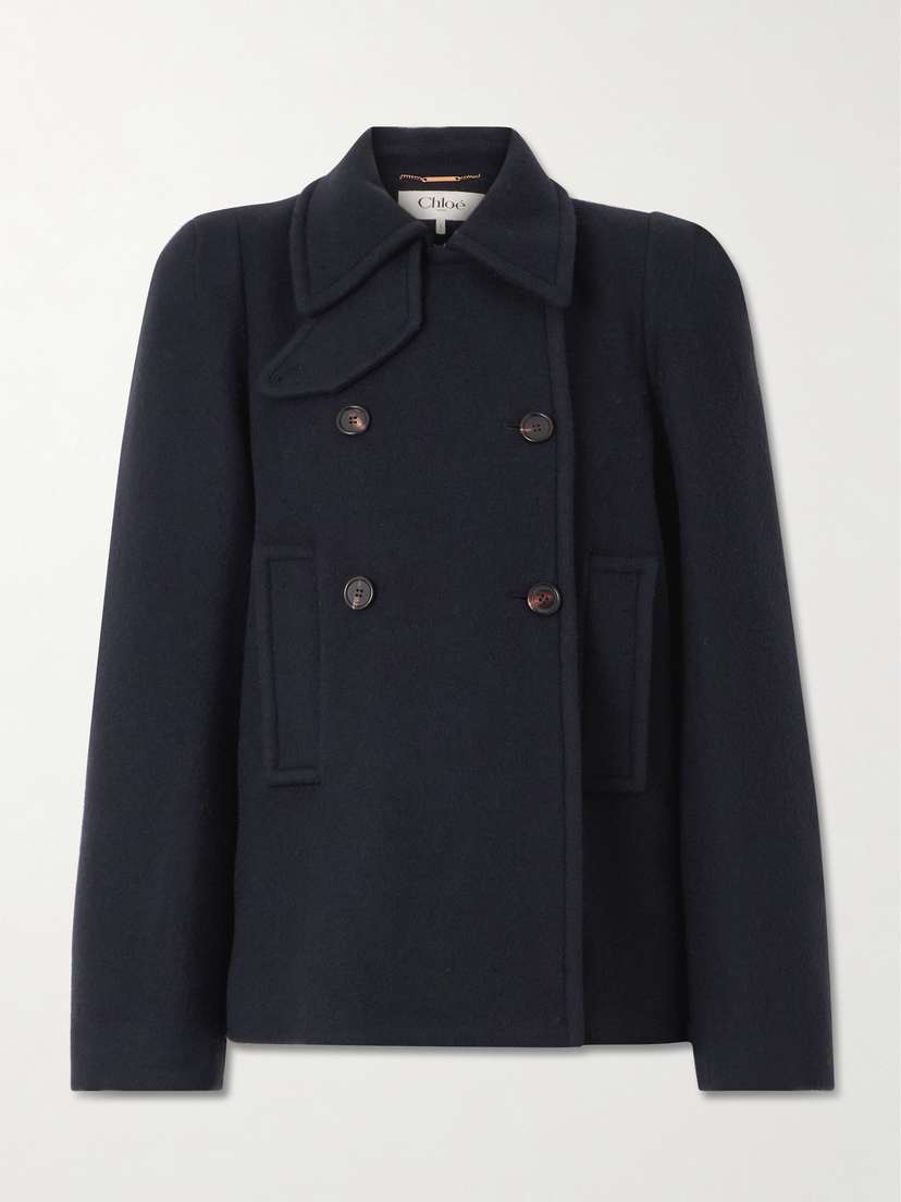 Chloé Double-breasted Wool-blend Coat