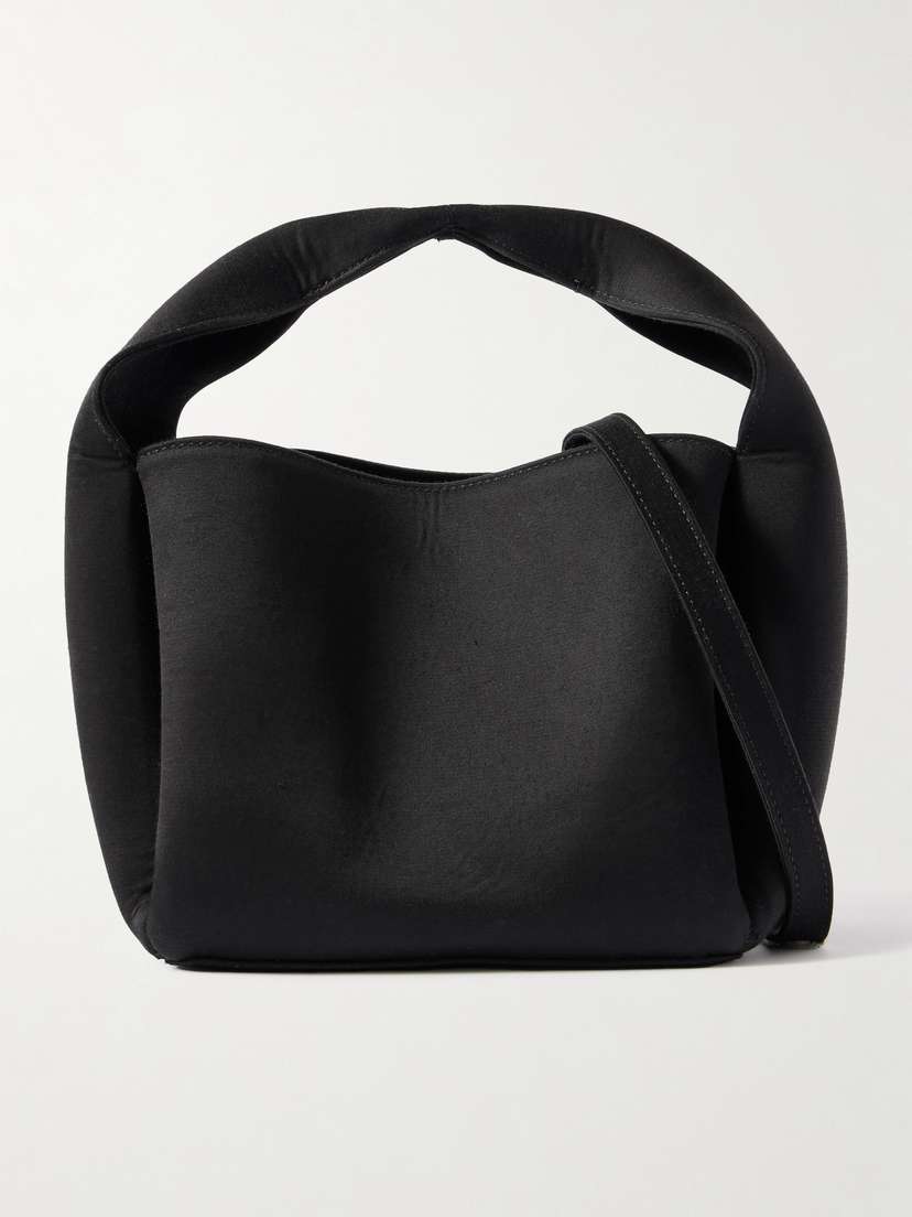 TOTEME Bucket Organic Cotton-blend Satin Tote