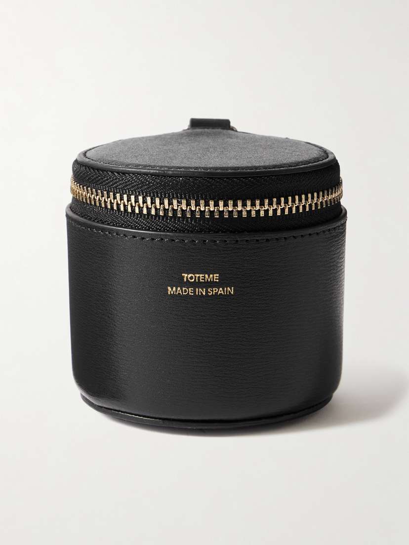 TOTEME Textured-leather Jewelry Case