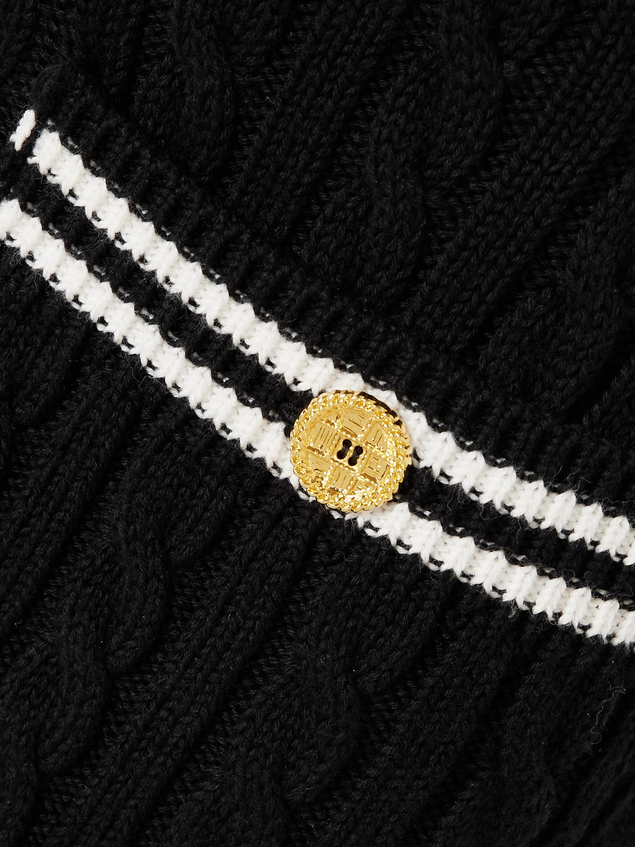Cable-Knit Cotton Mini