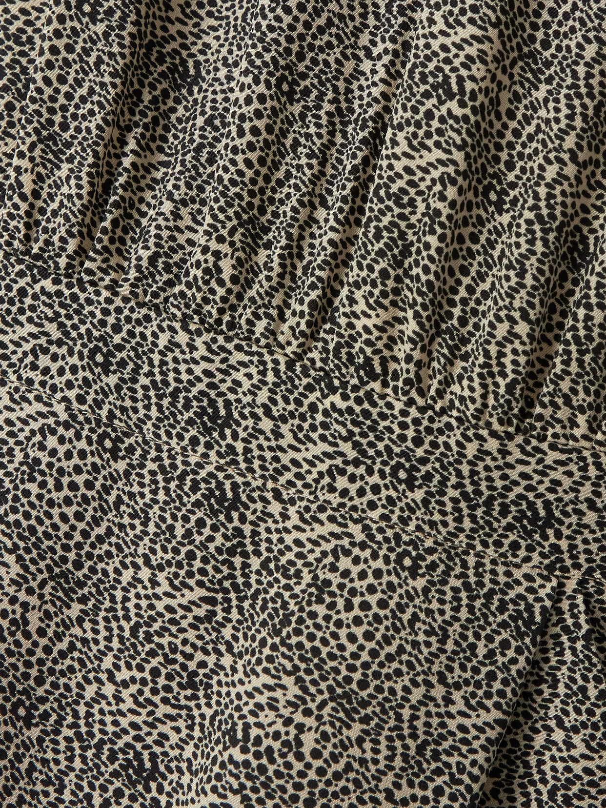 Alessandra Rich Bow-embellished Pleated Leopard-print Silk-chiffon Midi Dress In Brown