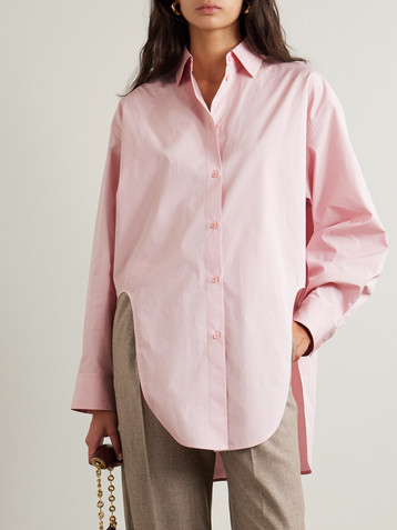 Loewe Cutout cotton-poplin shirt
