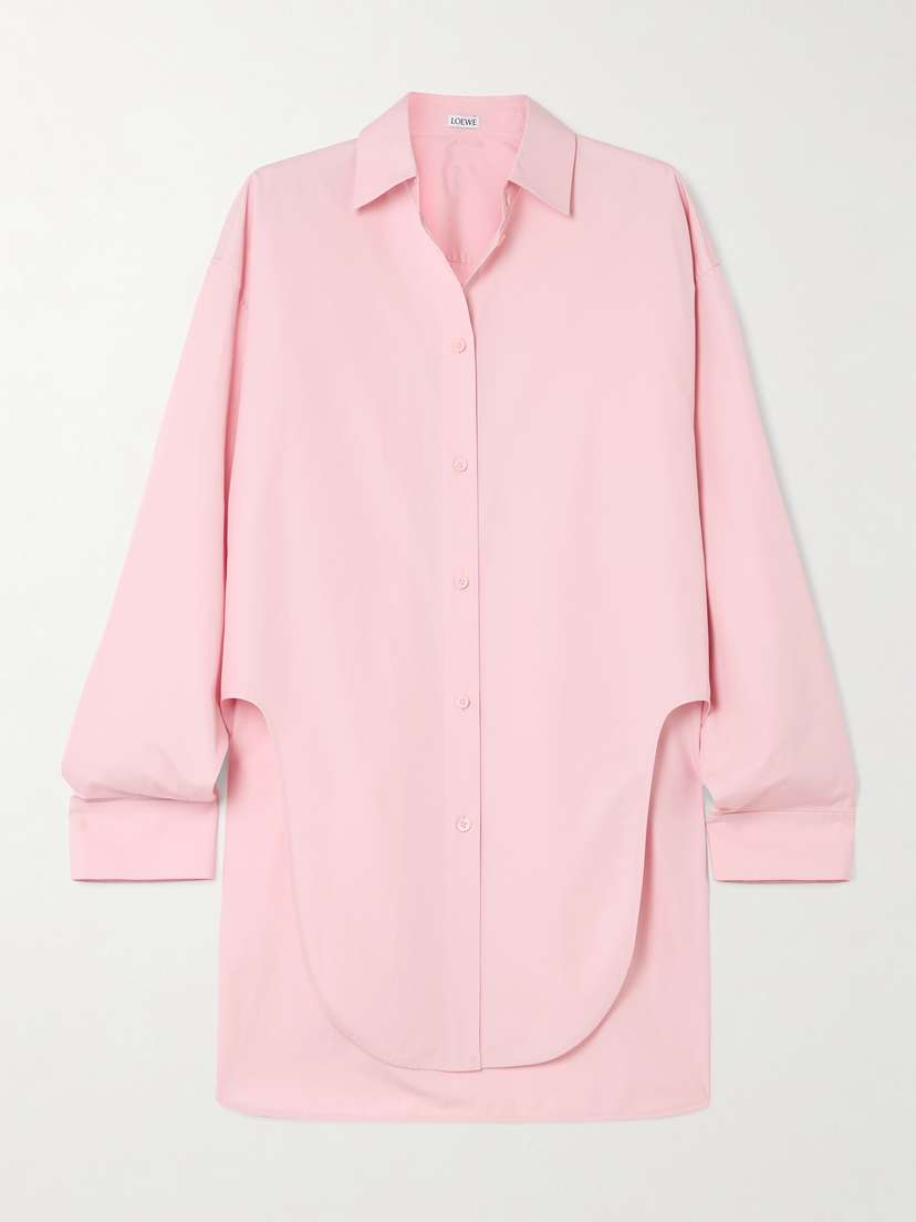 Loewe Cutout Cotton-poplin Shirt