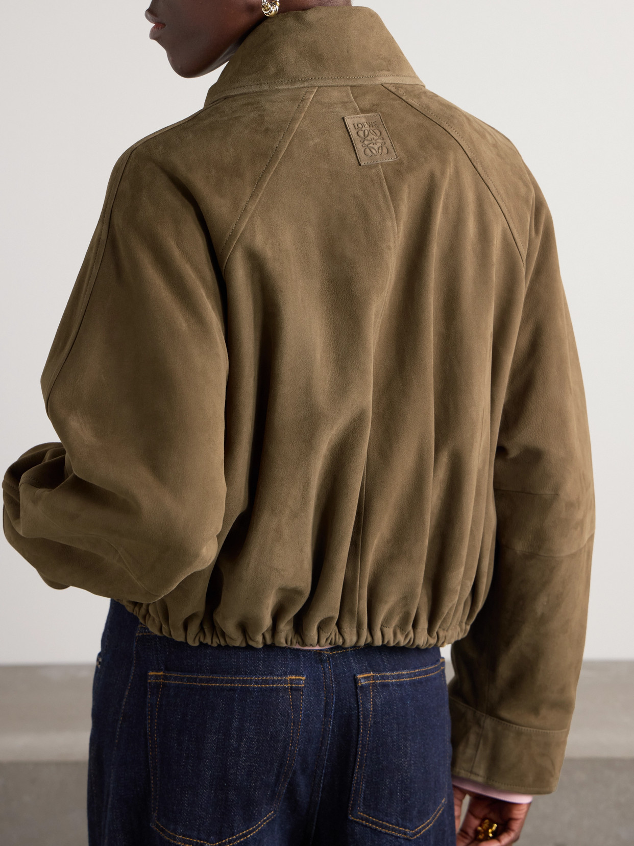 LOEWE BALLOON SUEDE JACKET