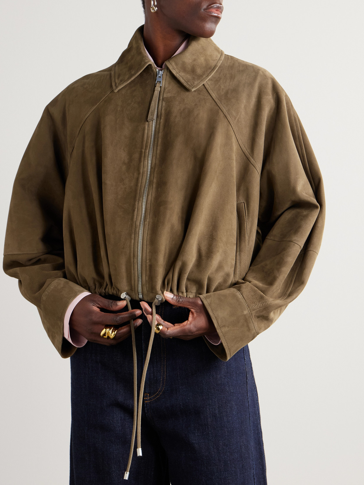 LOEWE BALLOON SUEDE JACKET