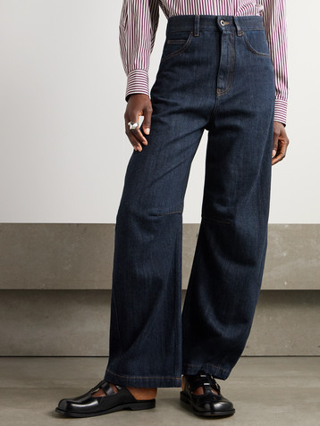 Loewe High-rise barrel-leg jeans