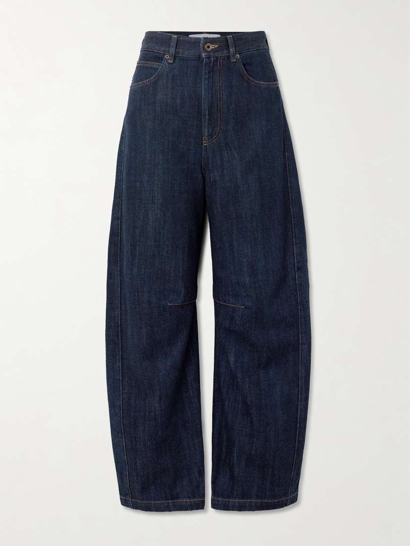 Loewe — High-rise barrel-leg jeans