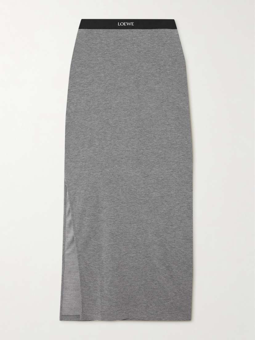Loewe Jersey Midi Skirt