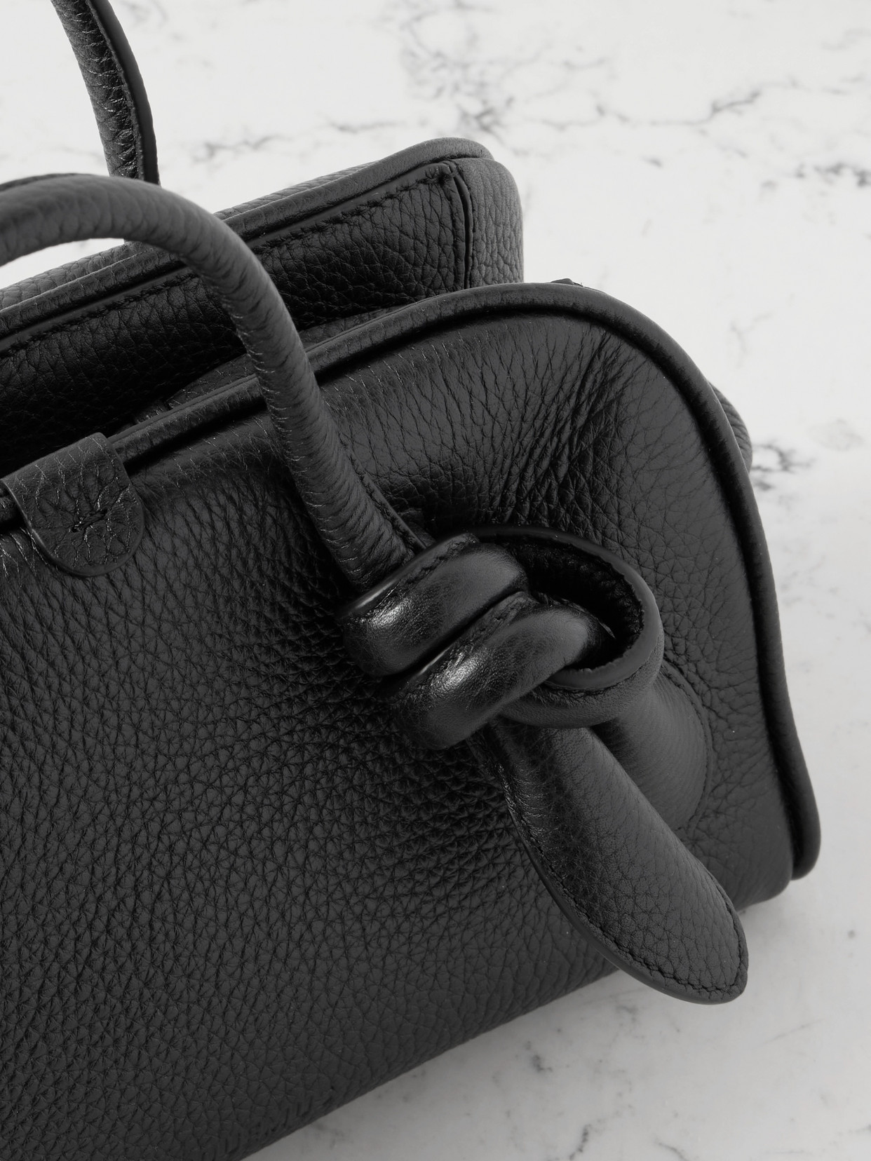 Jacquemus The Small Turismo Tote Bag In Black