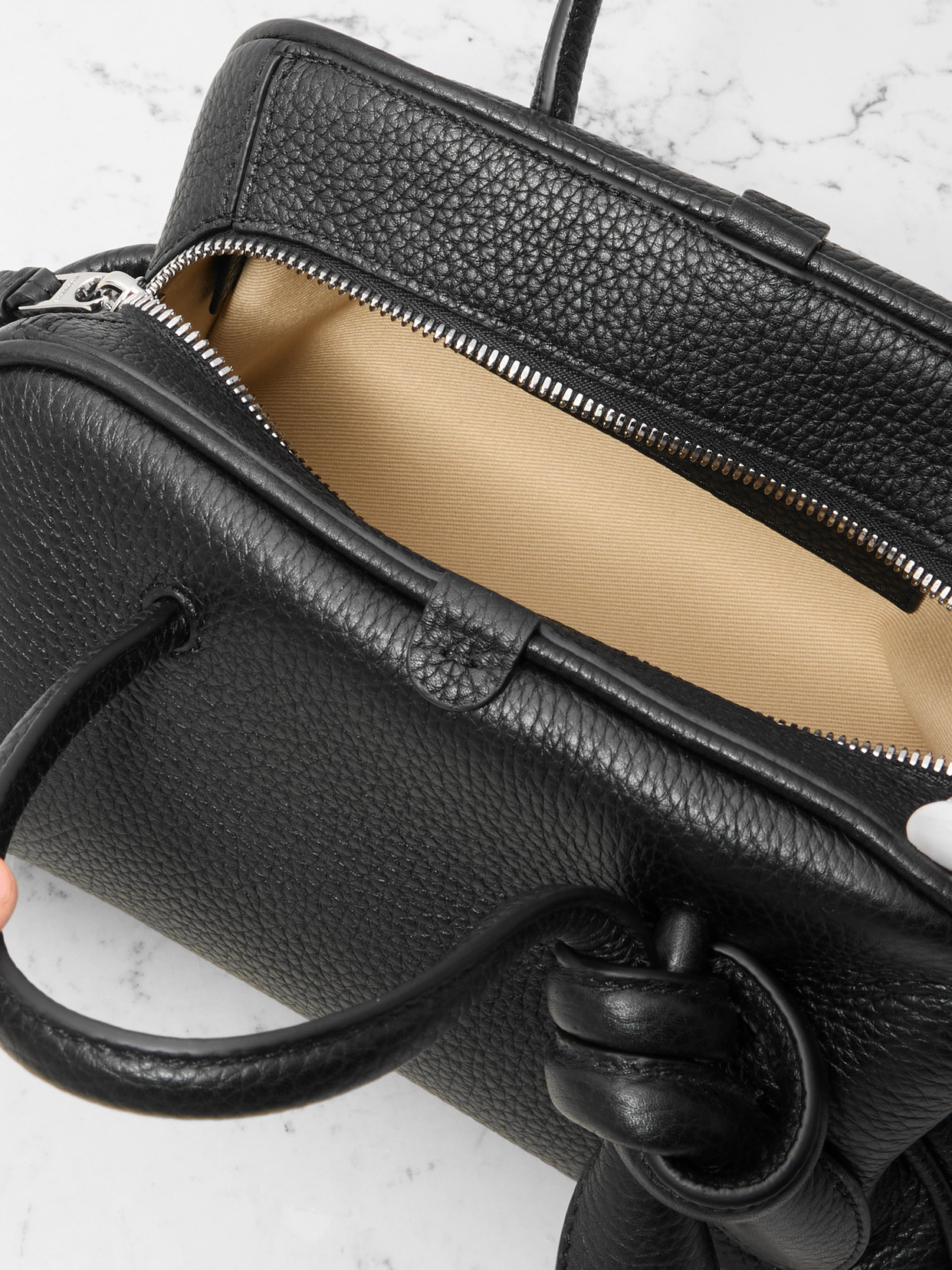 Jacquemus The Small Turismo Tote Bag In Black