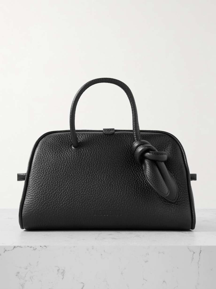 JACQUEMUS The Turismo 纹理皮革小号手提包 | NET-A-PORTER