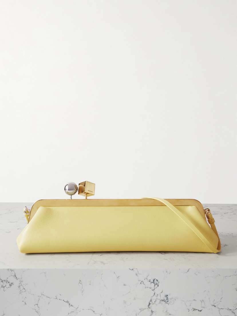 Jacquemus Le Salon Leather Clutch