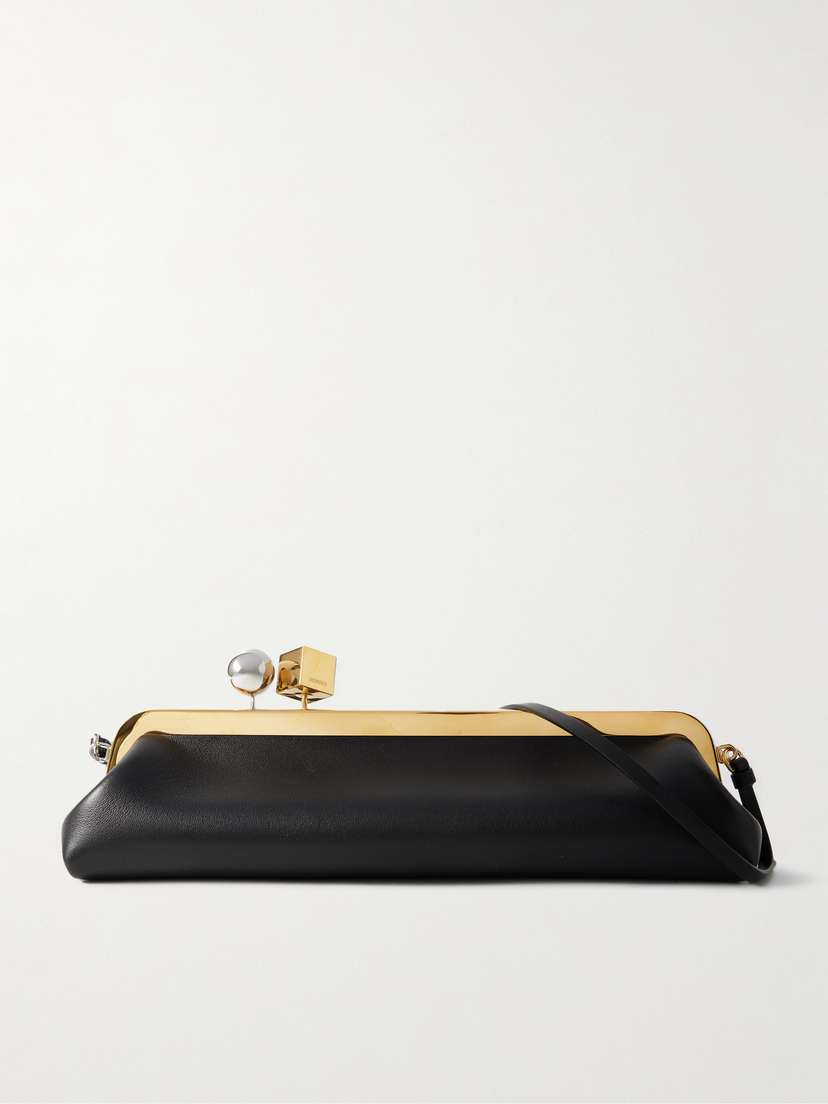 Jacquemus Le Salon Leather Clutch