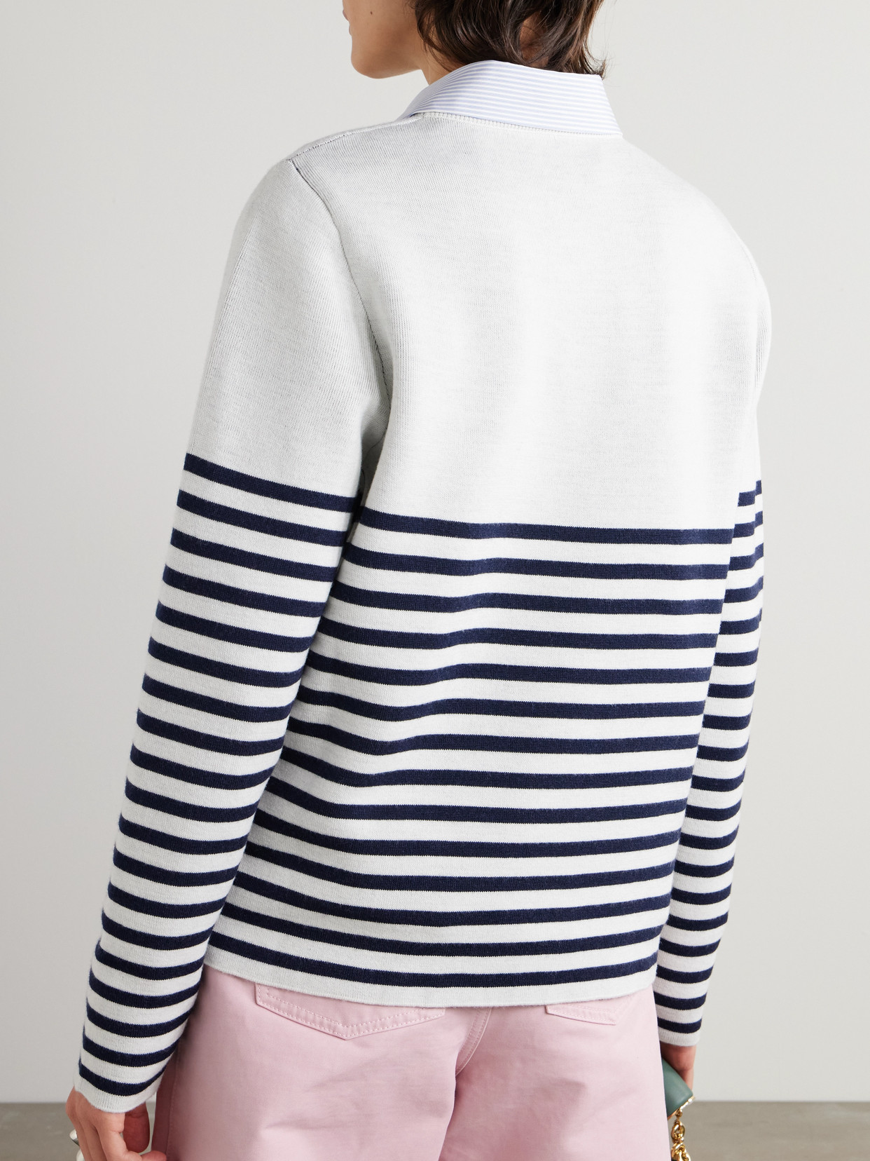 Jacquard-Knit Wool-Blend Sweater