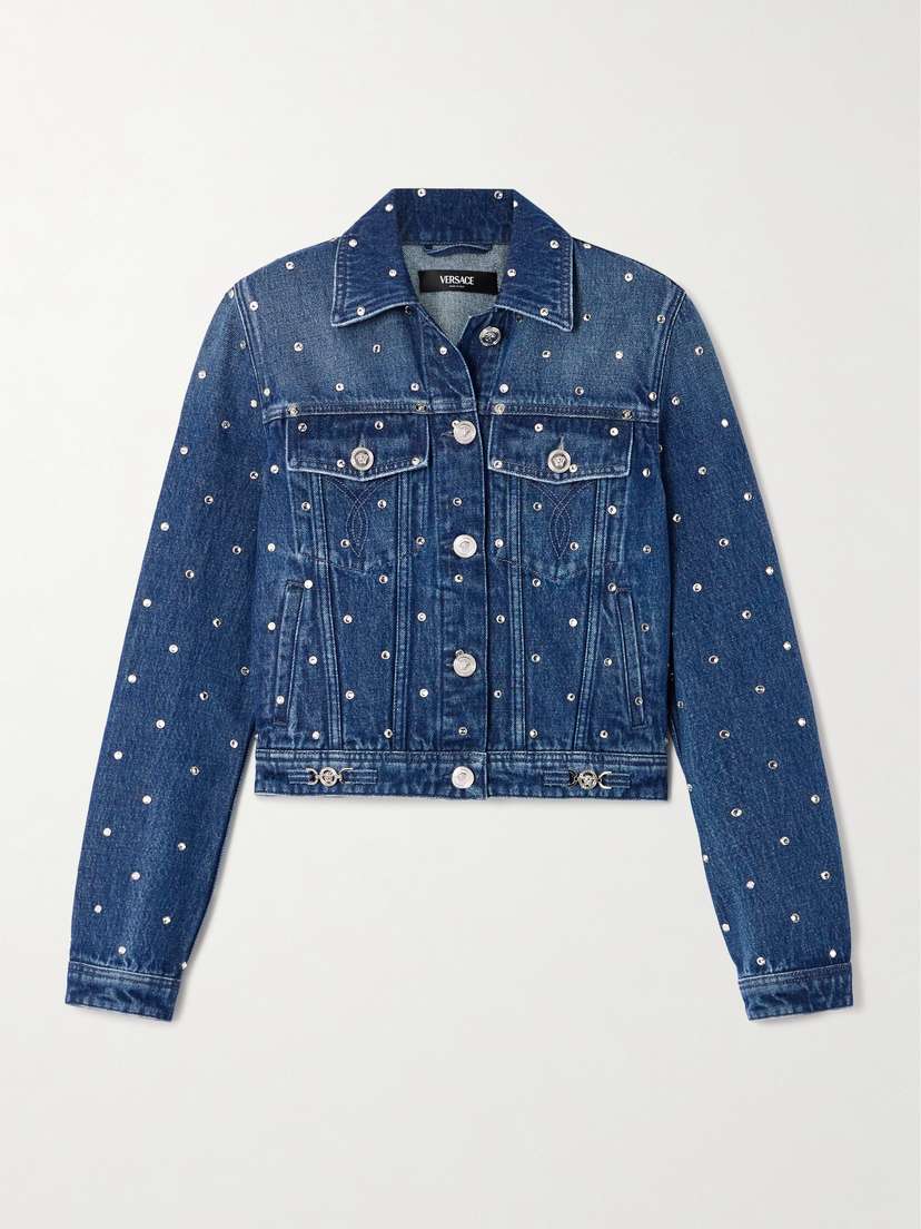 Versace Studded Denim Jacket