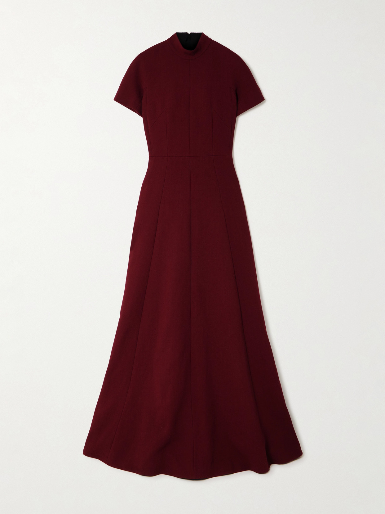 Emilia Wickstead - Malinda Crepe Gown - Burgundy