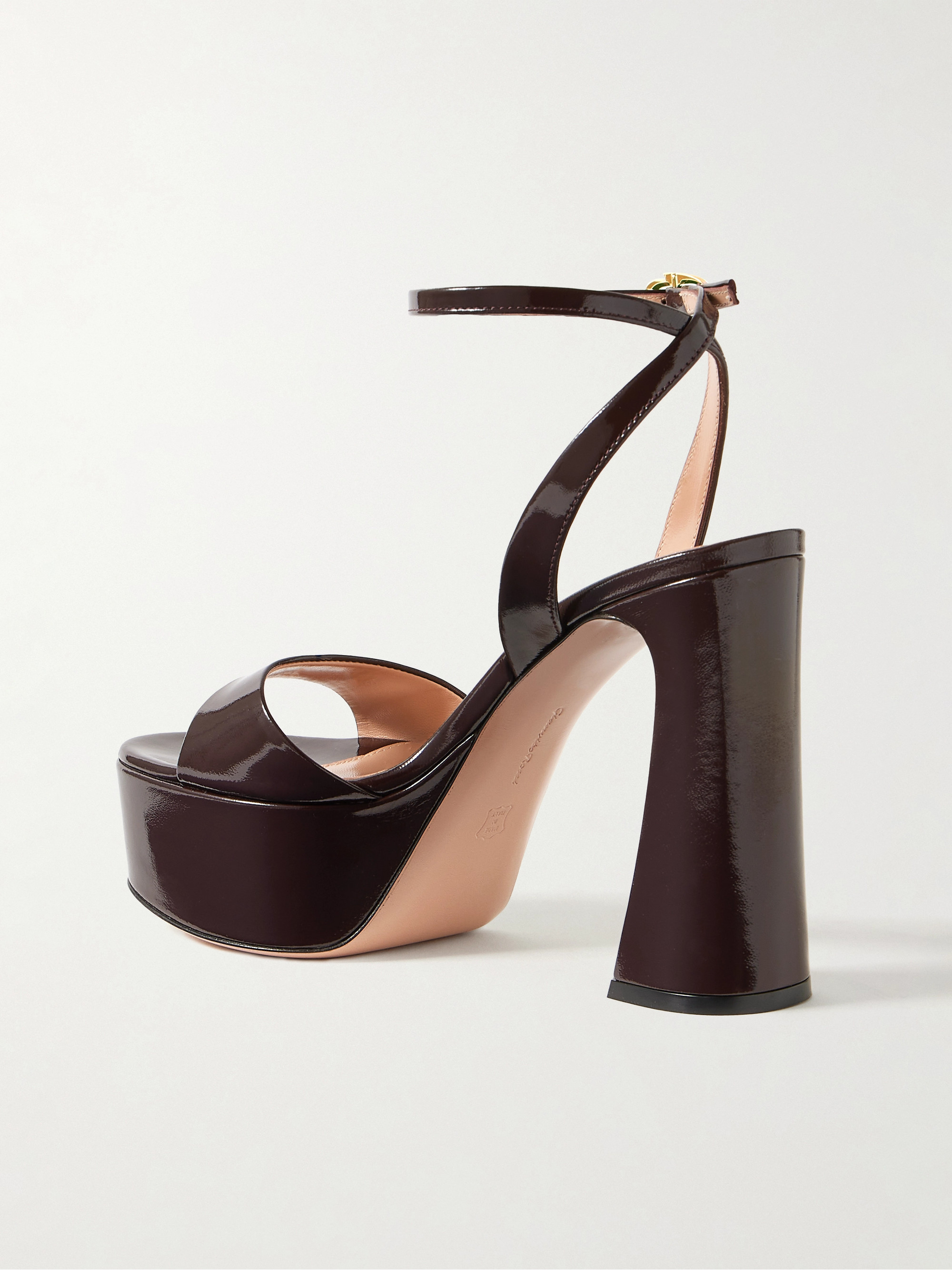 GIANVITO ROSSI Nancy 110 patent-leather platform sandals thumbnail