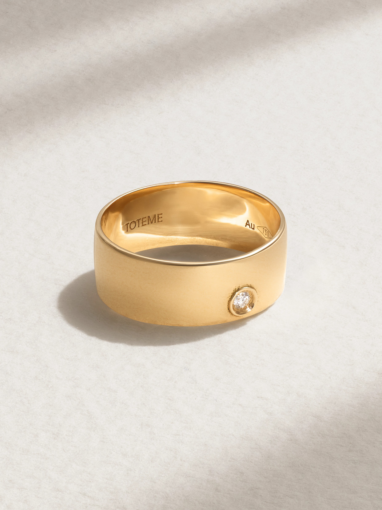 TOTEME - 18-karat Gold Diamond Ring - 44