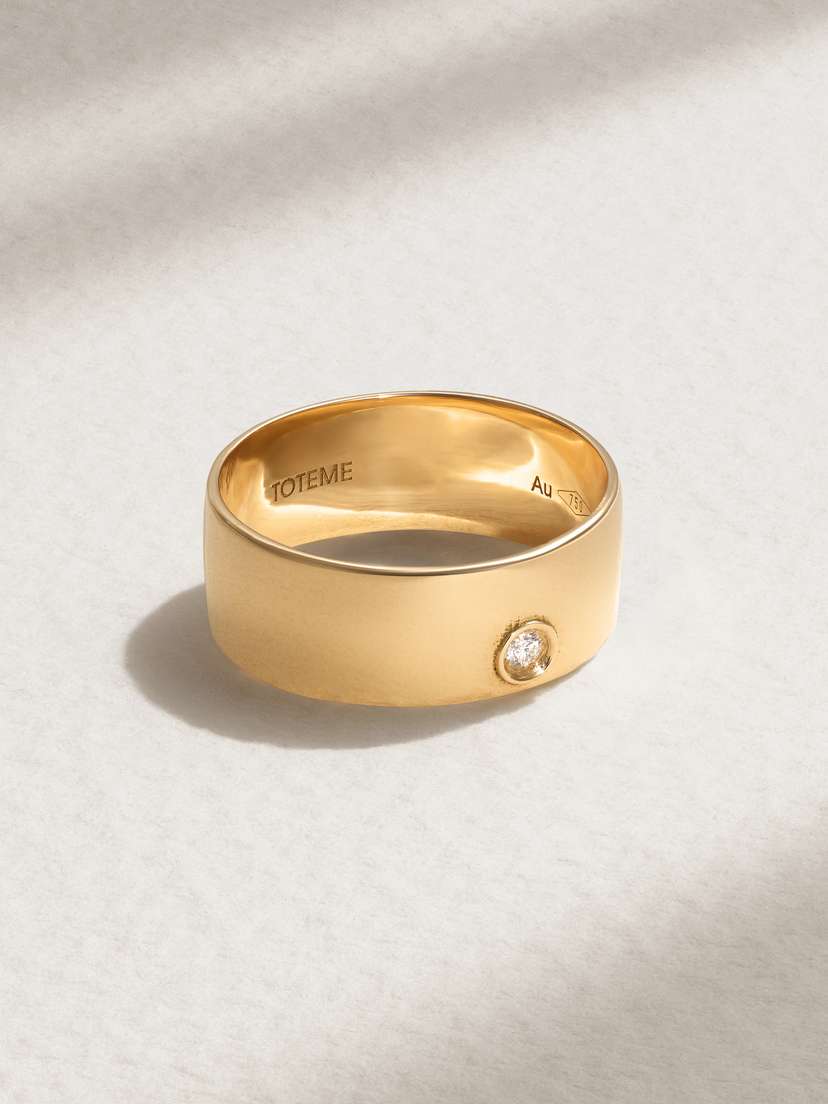 TOTEME 18-karat Gold Diamond Ring