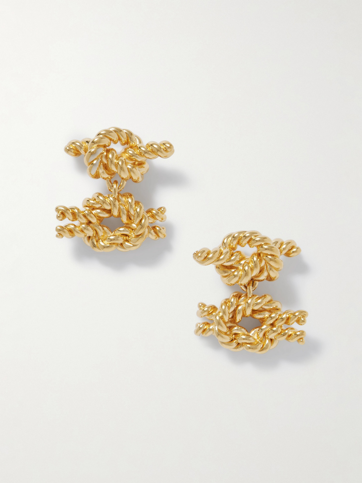 TOTEME - Gold-tone Earrings - One size